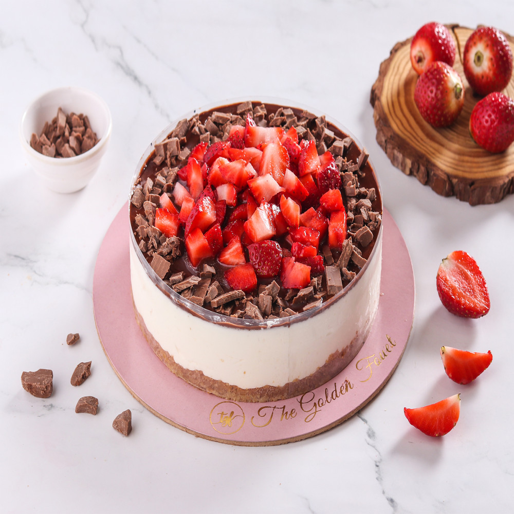 Healthy Nutella Strawberry Cheesecake (Seasonal)