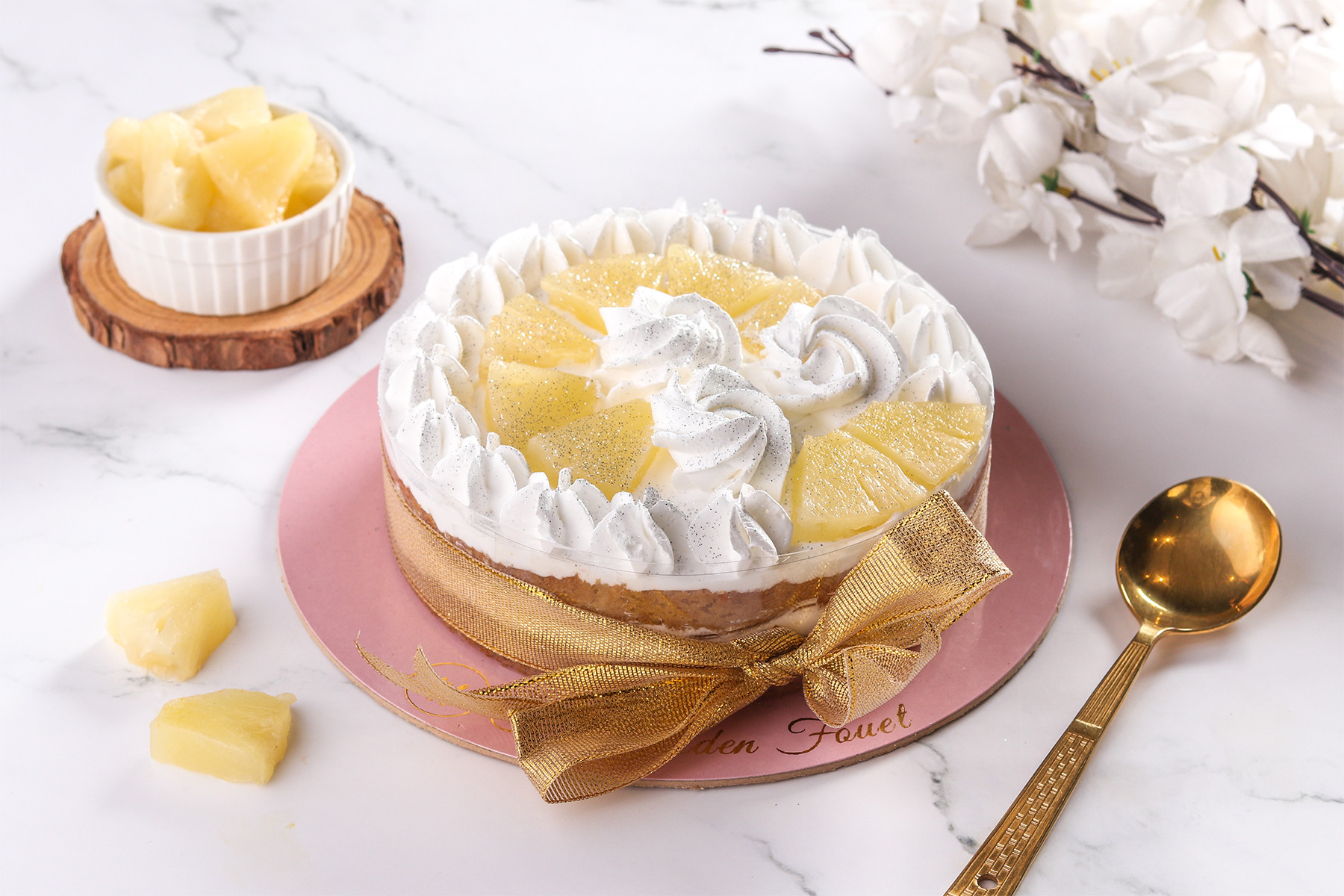 Healthy Fresh Pineapple Cake