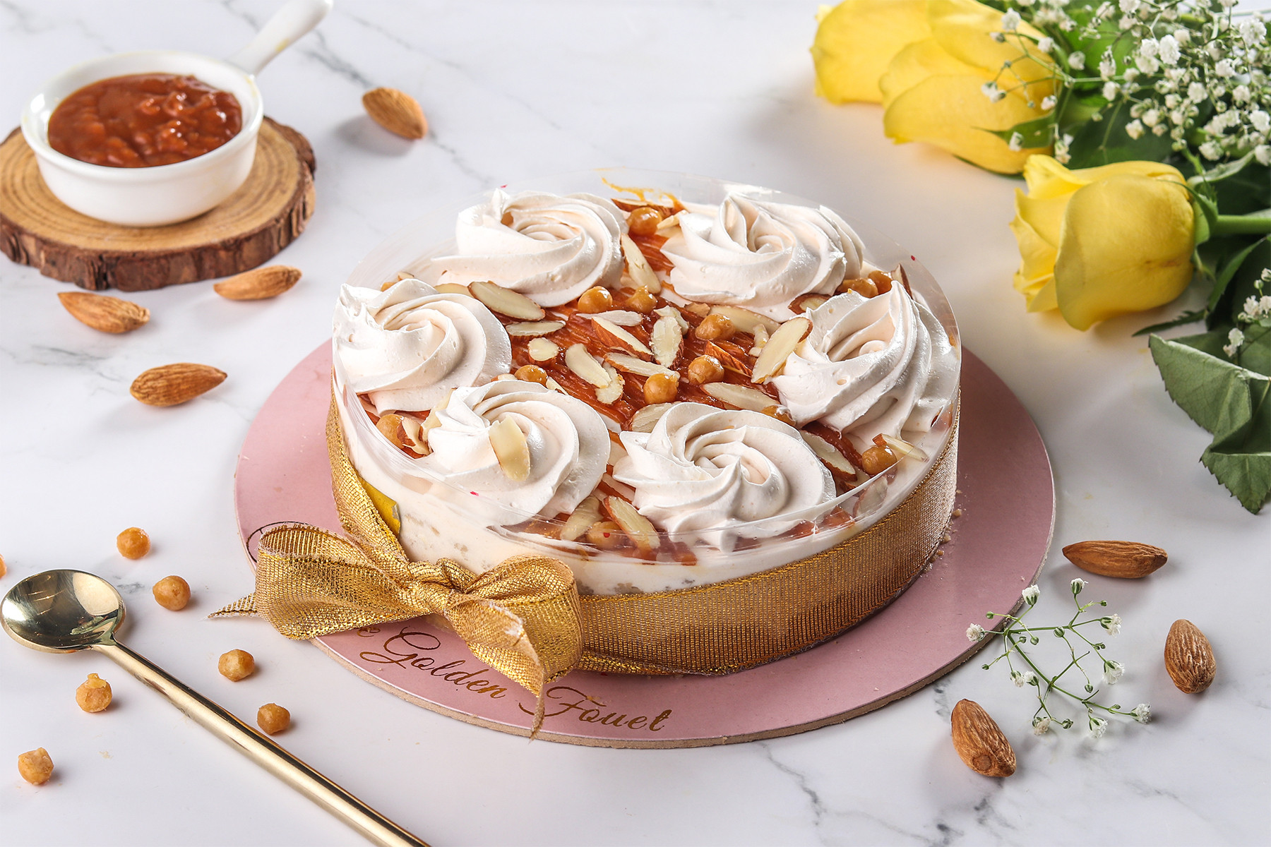 Healthy Lotus Biscoff Layered Cake