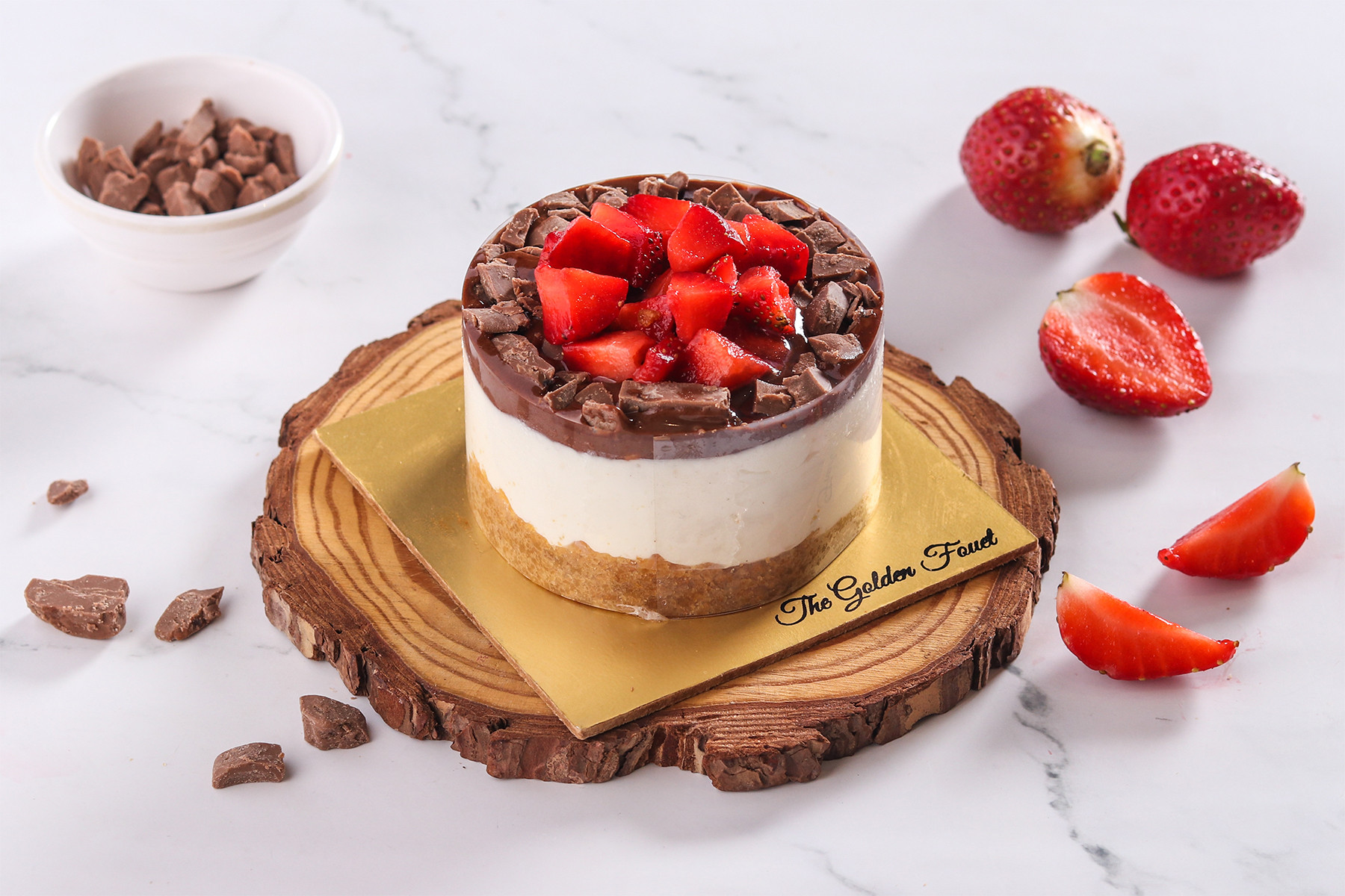 Healthy Mini Nutella Strawberry Cheesecake (Seasonal)