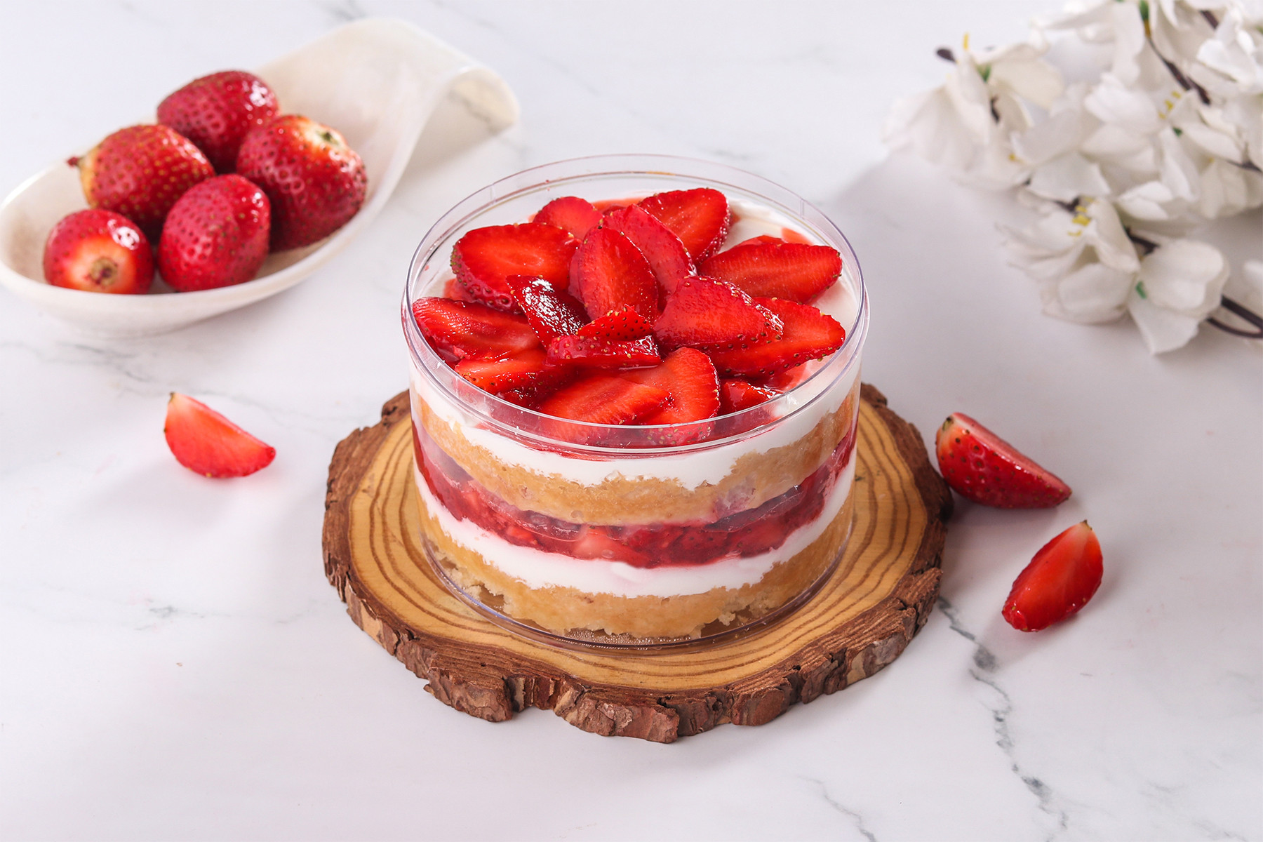 Sugar Free Vanilla Strawberry Tub [Seasonal 400 g]