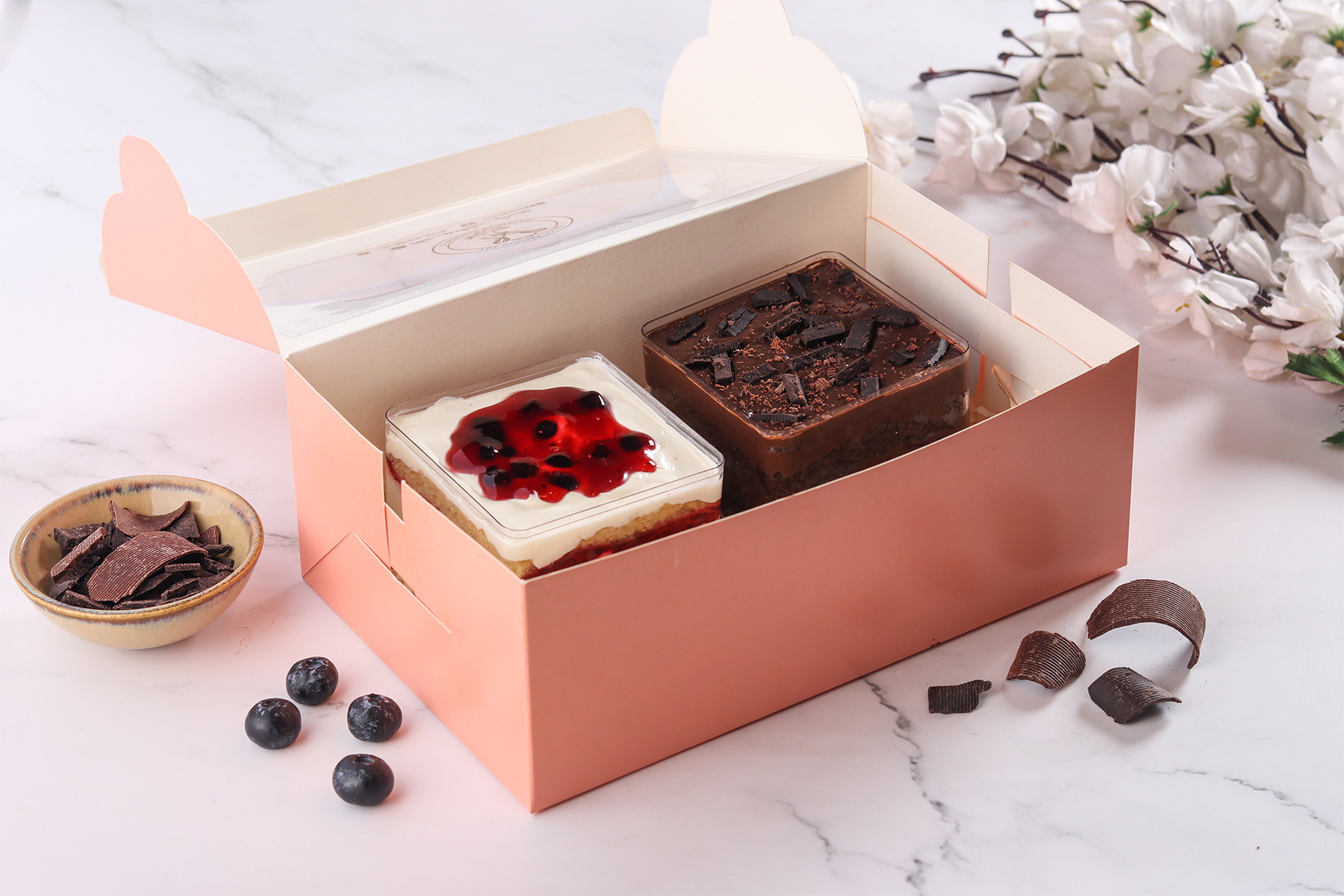 Two Tub Box of Fun (Blueberry Tub & Chocolate Tub)