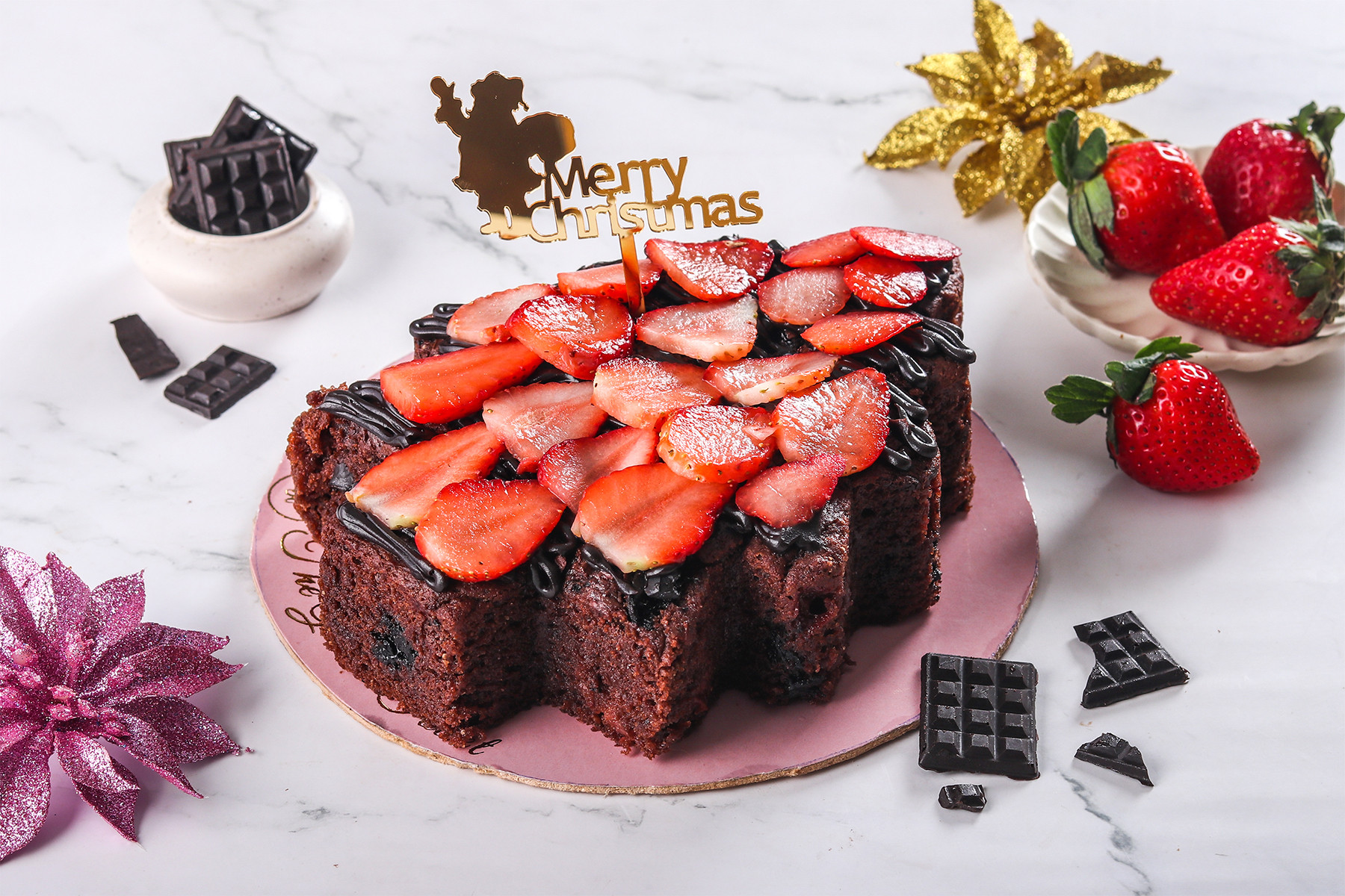 Xmas Chocolate Strawberry Tree