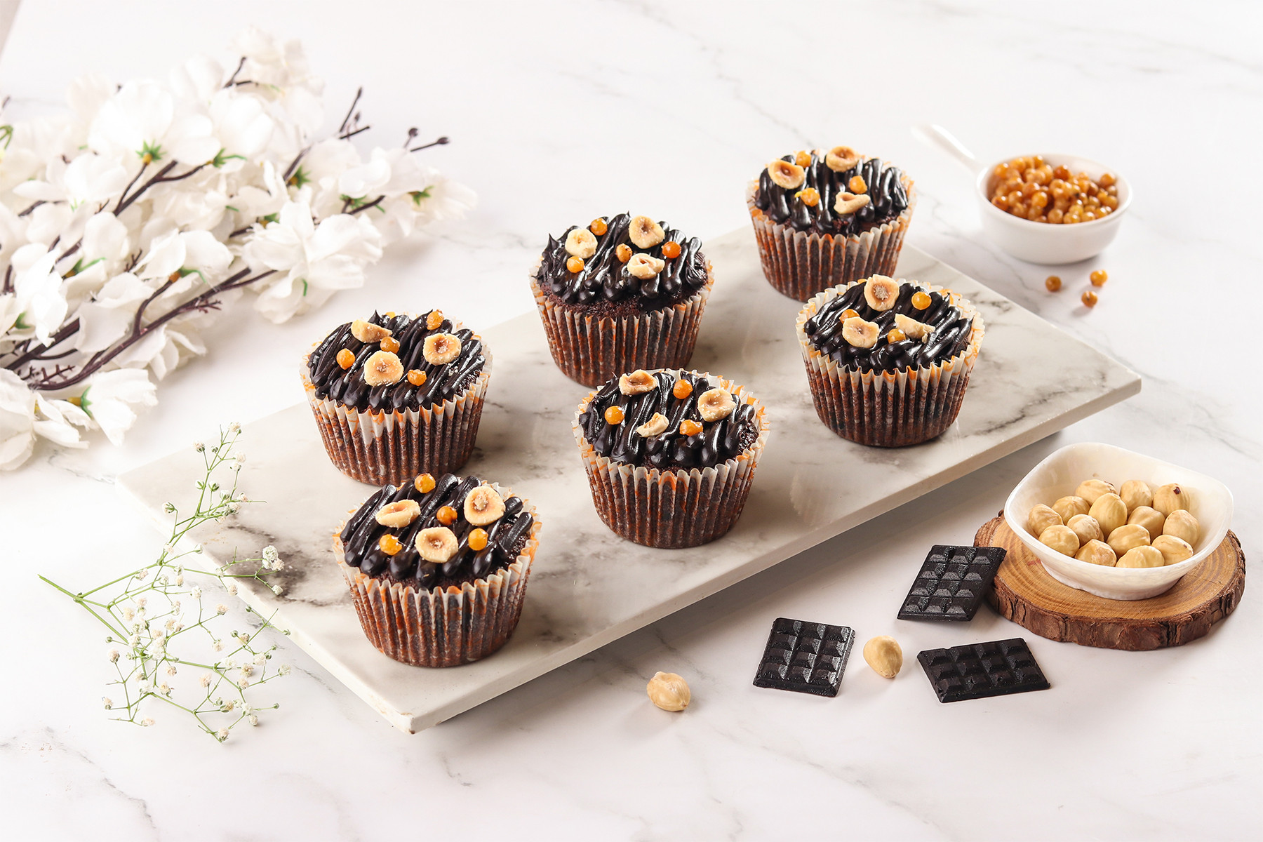 Hazelbutters Crunch Muffins [6 Pieces, 100 g Each]