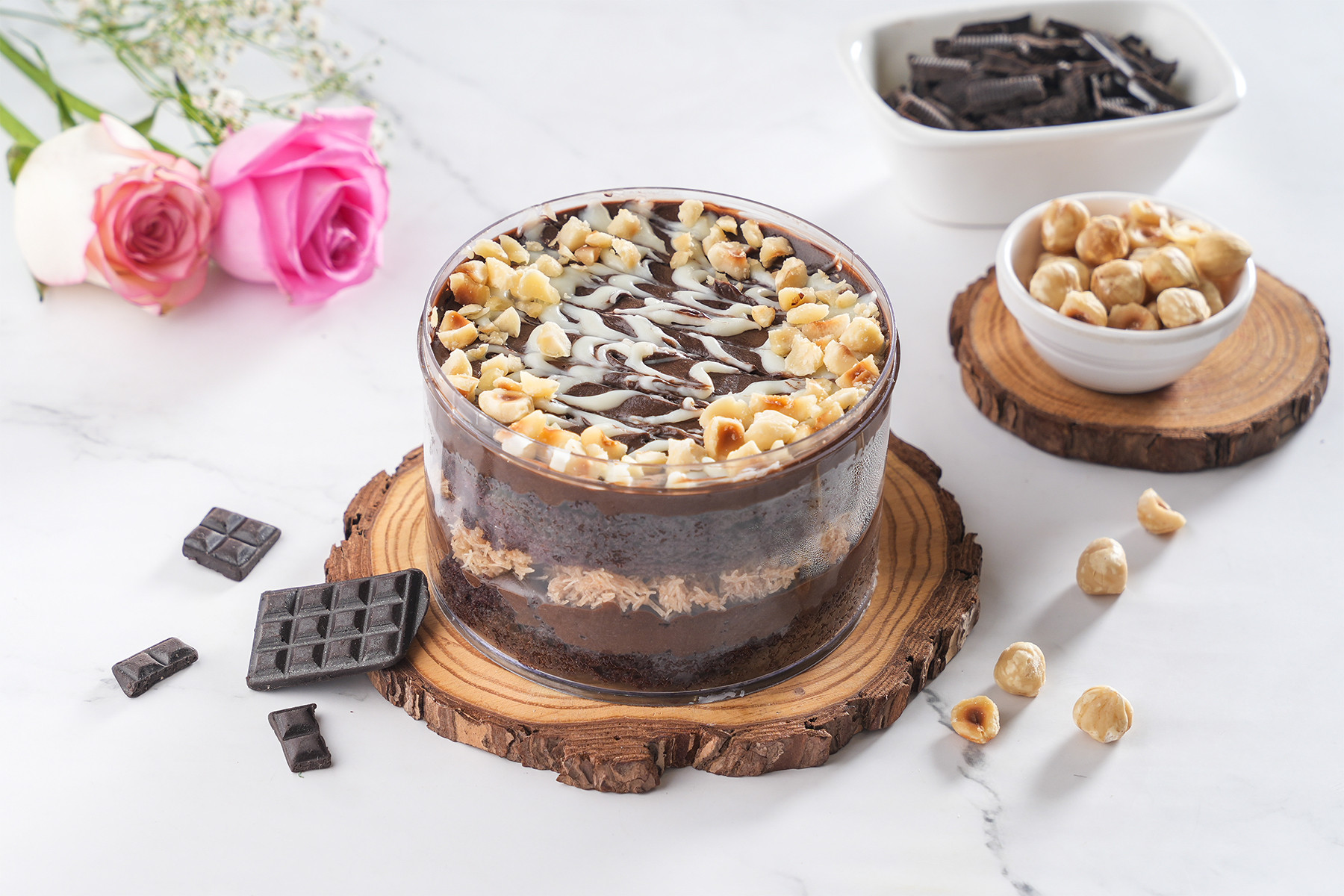 Dubai's Viral Choco Hazel Kunafa Tub (Sugar free)
