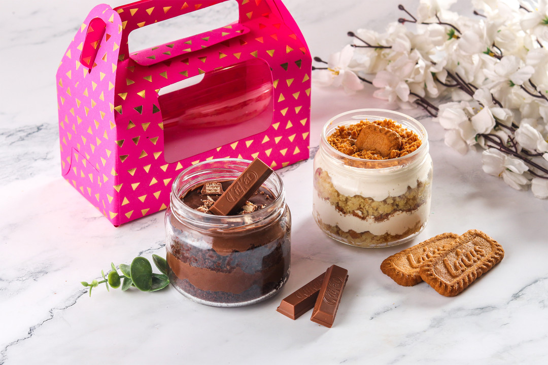 Two Tub Box of Celebration (KitKat Tub & Biscoff Tub)